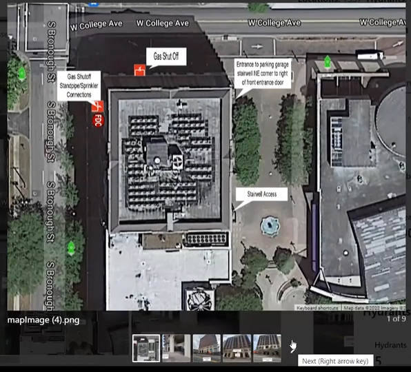 Digital Pre-incident plans for fire operations